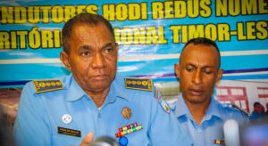 Portavoz Polísia Nasional Timor-Leste (PNTL), Superintendente Xefe Arnaldo de Araújo.