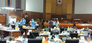 Ekipa saude halo Teste Swab iha Plenaria parlamentu Nasional, Kuarta (10/3)
